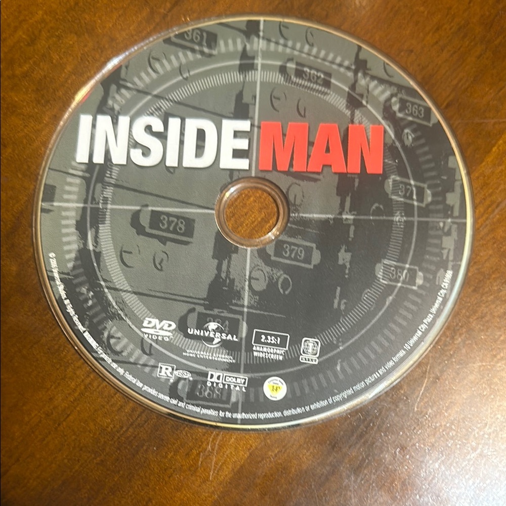 Universal Inside Man DVD